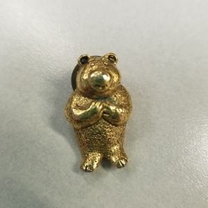 Vintage Bear Pin by MJ